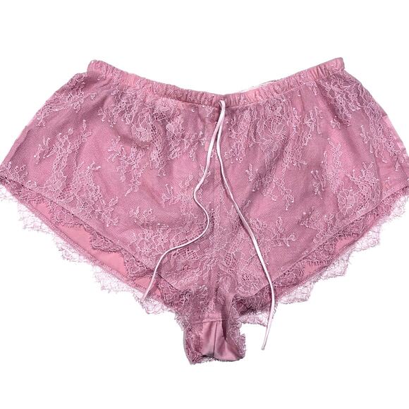 Victoria's Secret Other - VICTORIA'S SECRET Women's Peach Lacey Boy Shorts Sz M